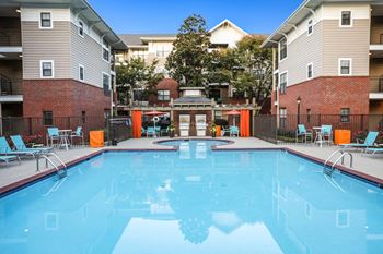Invigorating Swimming Pool at Monroe Place Apartments, Atlanta, GA